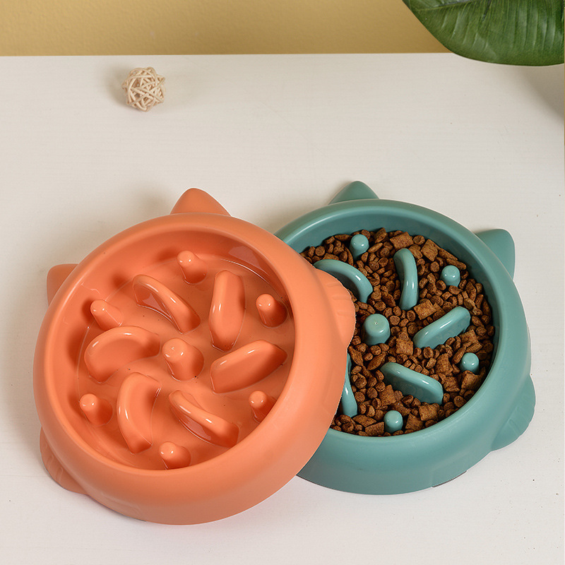 Slow Feeder Dog Bowl for Dogs & Cats – Anti-Gulping Pet Food Dish - Image 3